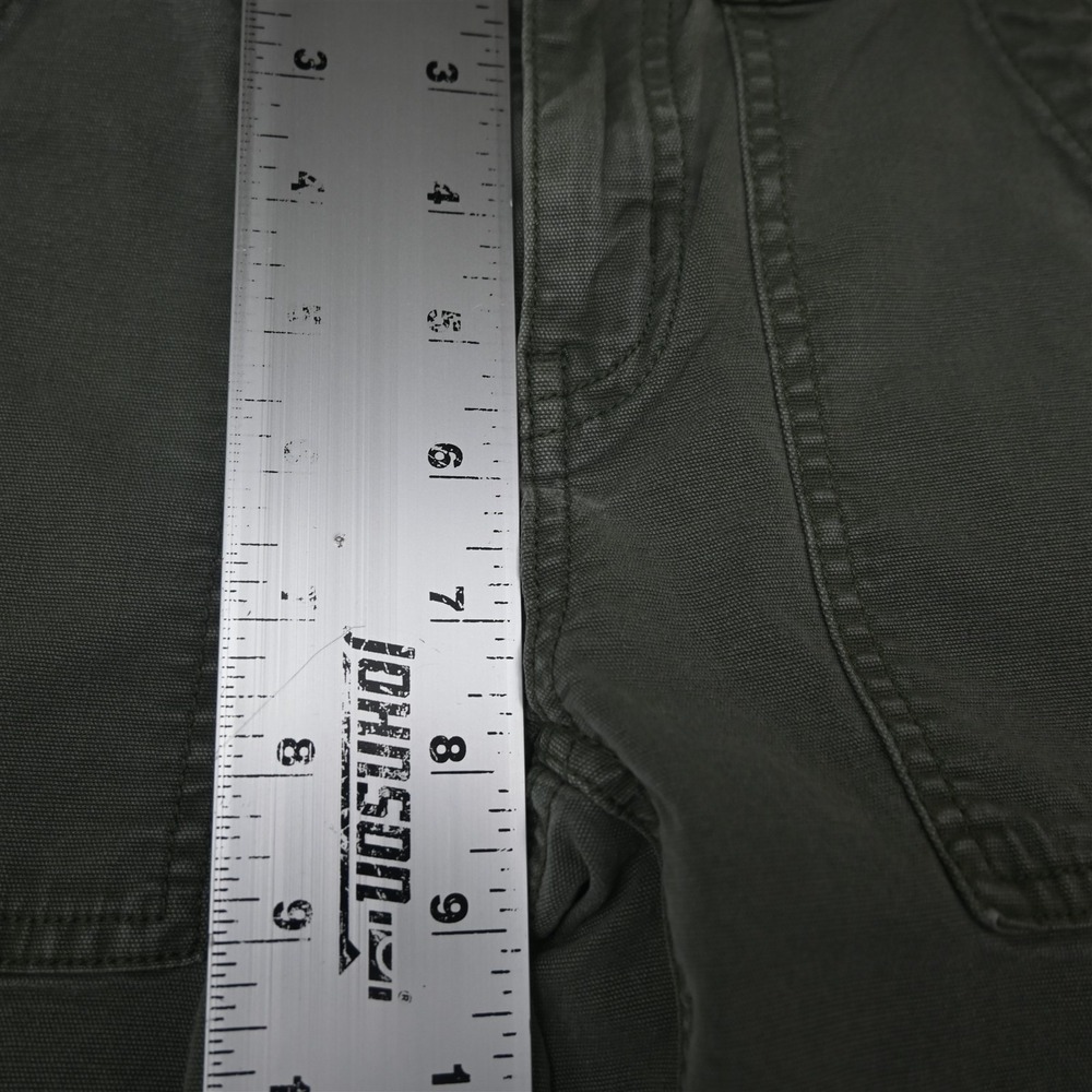 American Eagle Outfitters 000 Green Stretch Tapered Cargo Womens Pants - Picture 12 of 16